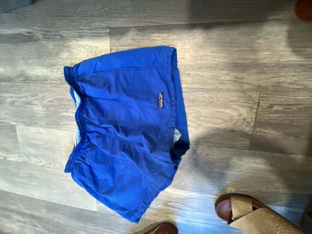Patagonia Baggies Shorts Size L Blue Swim Trunks